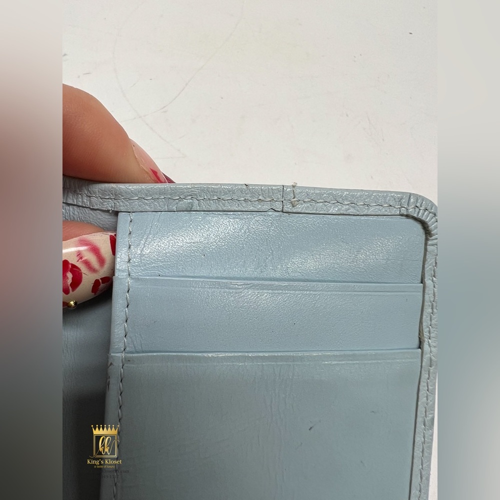 🩵SOLD🩵Gianni Versace ostrich bifold Wallet - Picture 9 of 10